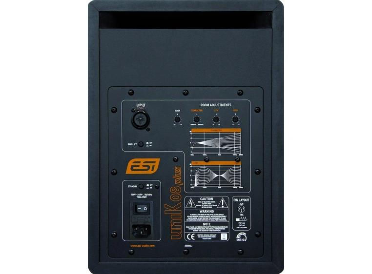 ESI uniK-08+ Aktiv monitor (Pris pr stk) 